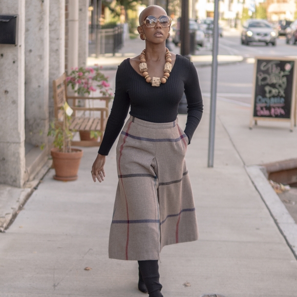 Vintage Wool culottes - Picture 1 of 4